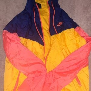 colorful women’s nike windbreaker